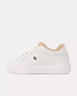 Białe sneakersy z ociepleniem