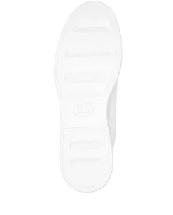 Białe sneakersy ze srebrnym logo