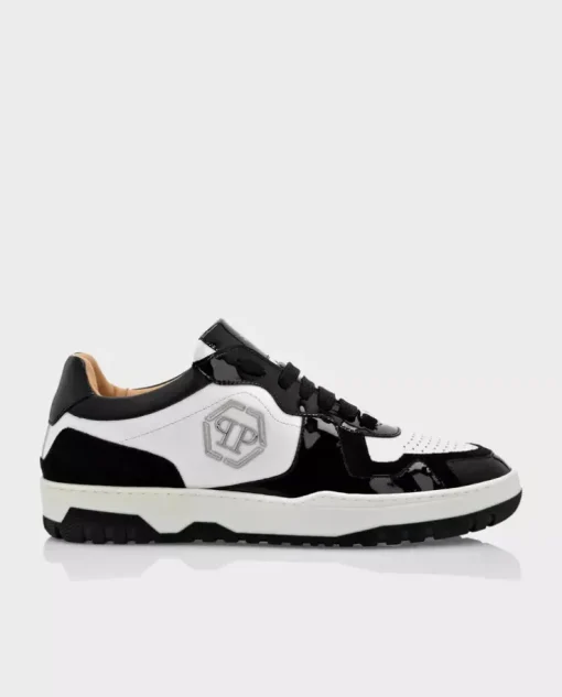 Biało-czarne sneakersy Lo-Top z logo