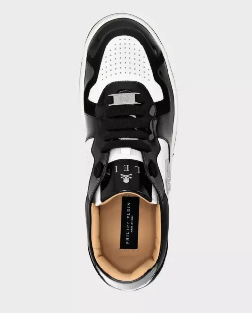 Biało-czarne sneakersy Lo-Top z logo