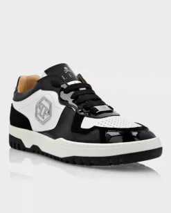 Biało-czarne sneakersy Lo-Top z logo