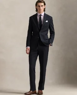 Biało-różowa koszula w paski Slim Fit