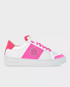 Biało-różowe sneakersy Lo-Top PP Kicks