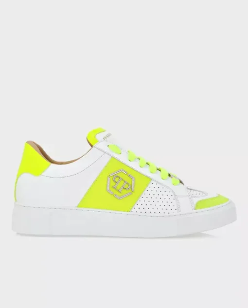 Biało-żółte sneakersy Lo-Top