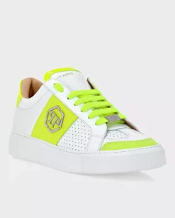 Biało-żółte sneakersy Lo-Top