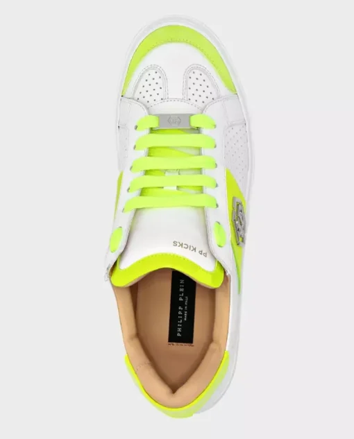 Biało-żółte sneakersy Lo-Top