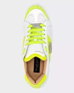 Biało-żółte sneakersy Lo-Top PP Kicks