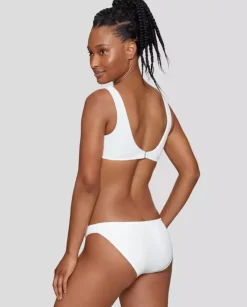 Biały dół od bikini
