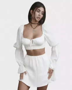 Biały top Carla