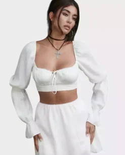 Biały top Carla