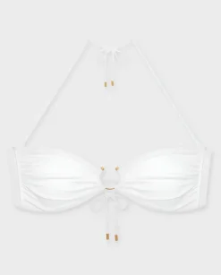 Biały top od bikini Malibu