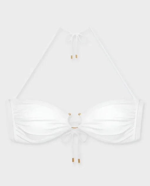 Biały top od bikini Malibu