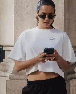 Biały t-shirt Another Crop