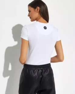 Biały t-shirt Sexy Pure Skull