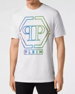 Biały t-shirt SS Hexagon
