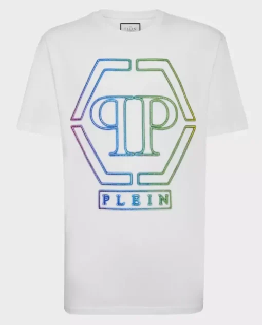 Biały t-shirt SS Hexagon