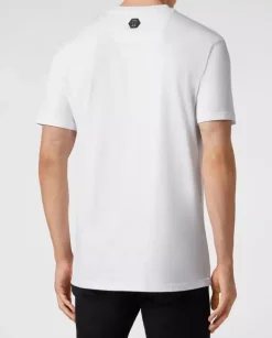 Biały t-shirt SS Hexagon