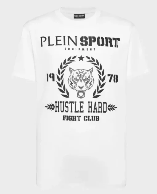 Biały t-shirt z grafiką