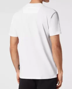 Biały t-shirt z grafiką