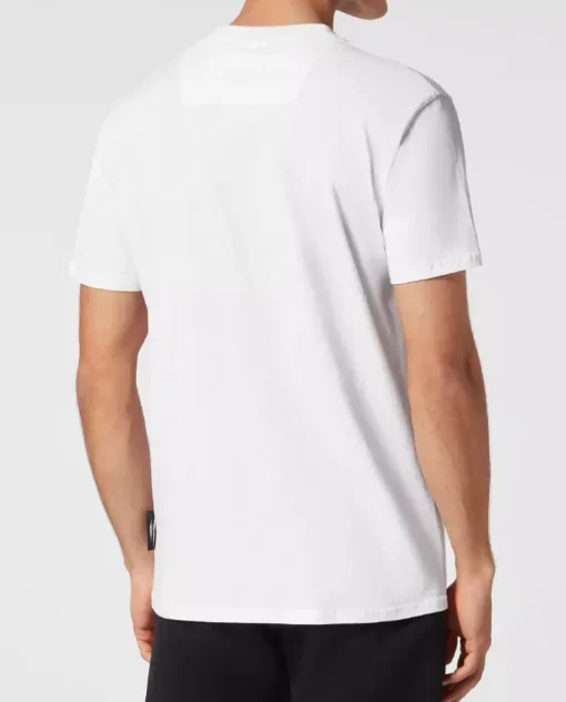 Biały t-shirt z grafiką