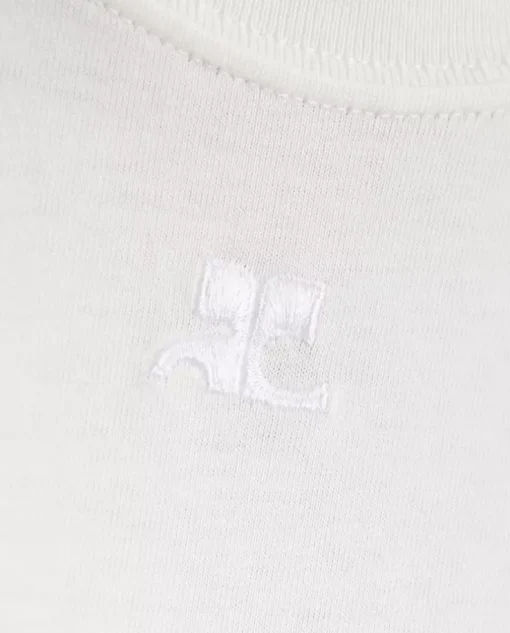 Biały t-shirt z logo