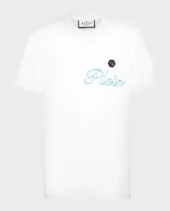 Biały t-shirt z logo