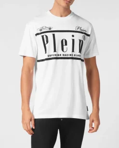 Biały t-shirt z logo