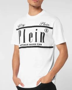 Biały t-shirt z logo