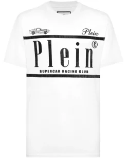 Biały t-shirt z logo