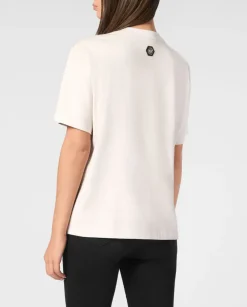 Biały t-shirt z printem