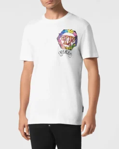 Biały T-shirt z printem