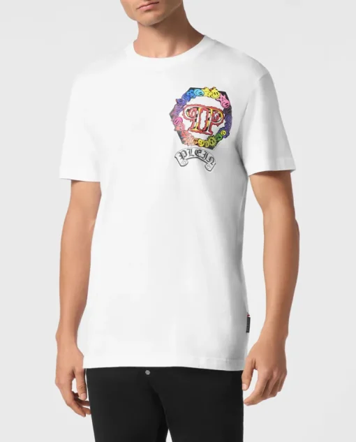 Biały T-shirt z printem