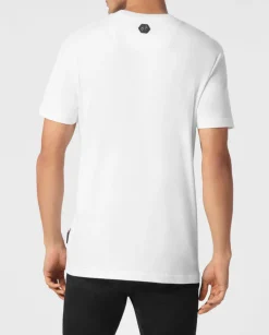 Biały T-shirt z printem