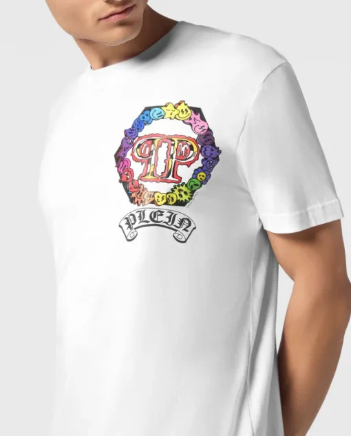 Biały T-shirt z printem