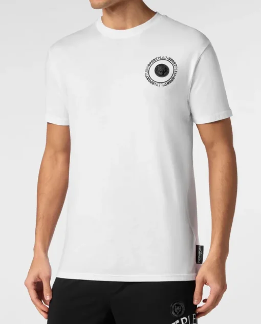 Biały T-shirt z printem