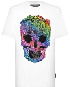 Biały T-shirt z printem