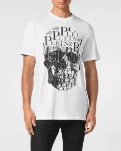 Biały T-shirt z printem