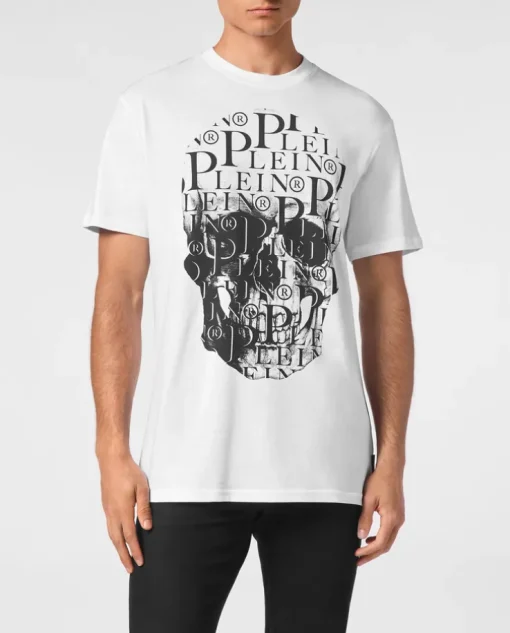 Biały T-shirt z printem
