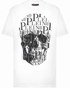 Biały T-shirt z printem