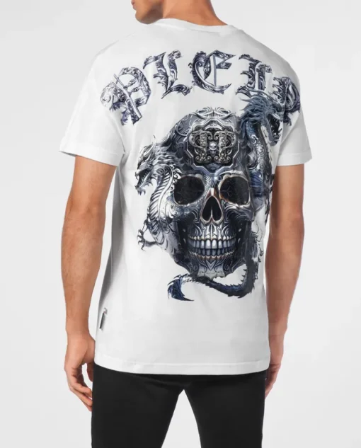 Biały T-shirt z printem
