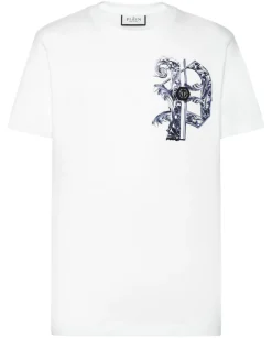 Biały T-shirt z printem