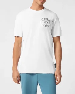 Biały T-shirt z printem