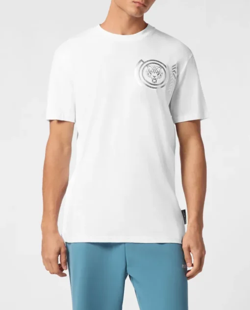 Biały T-shirt z printem
