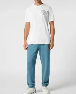 Biały T-shirt z printem