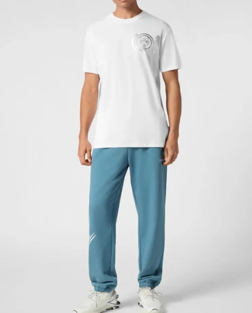Biały T-shirt z printem