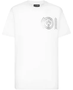 Biały T-shirt z printem