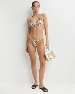 Biały zestaw bikini