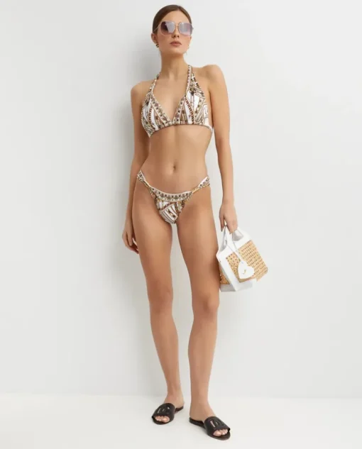 Biały zestaw bikini