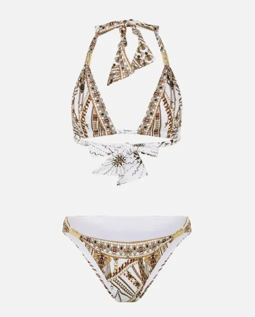 Biały zestaw bikini
