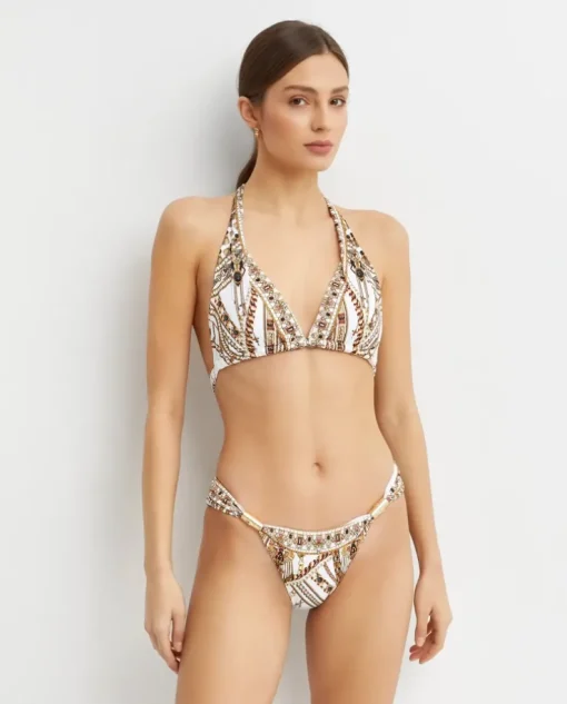 Biały zestaw bikini